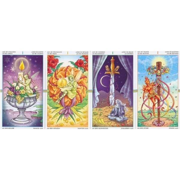 Комплект «Таро Колесо року»: 78 карт + книга-керівництво