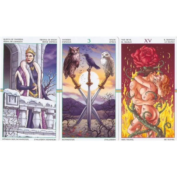 Комплект «Таро Колесо року»: 78 карт + книга-керівництво