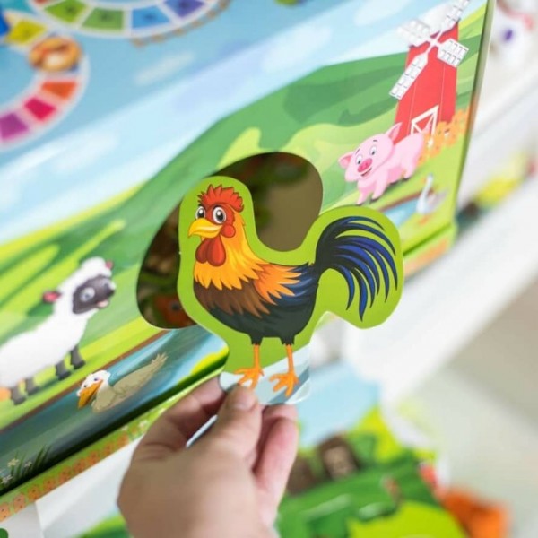 Тварини на фермі. Розроблено на основі методу Монтессорі (українською мовою)