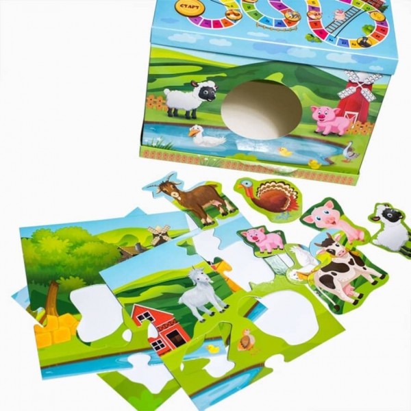 Тварини на фермі. Розроблено на основі методу Монтессорі (українською мовою)