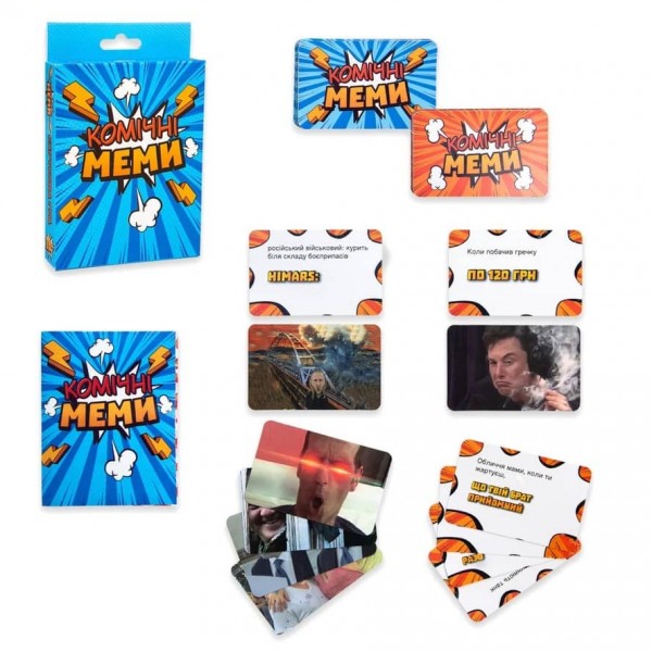 Настільна гра Strateg «Комічні Меми»