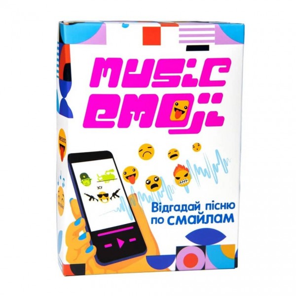 Настільна гра Strateg «Music emoji»