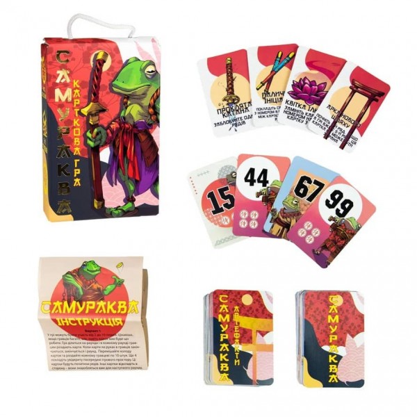 Настільна гра Strateg «Самураква» (чорна)