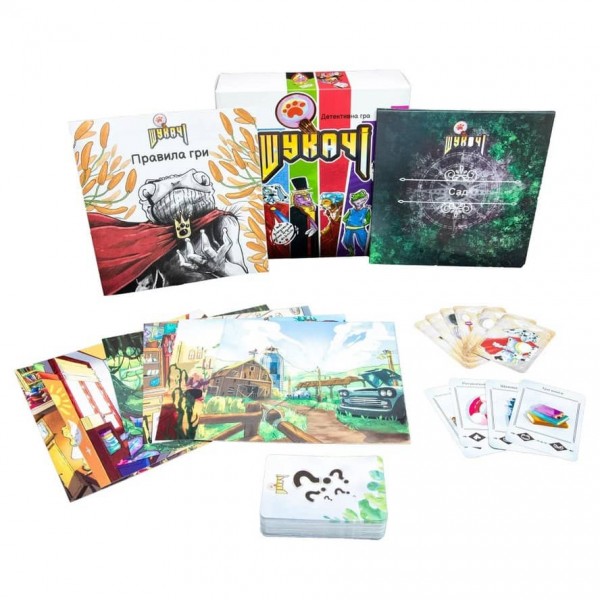 Настільна гра Strateg «Шукачі» (детективна гра з локаціями)