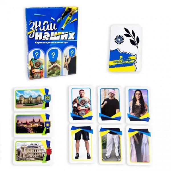 Настільна гра Strateg «Знай наших»