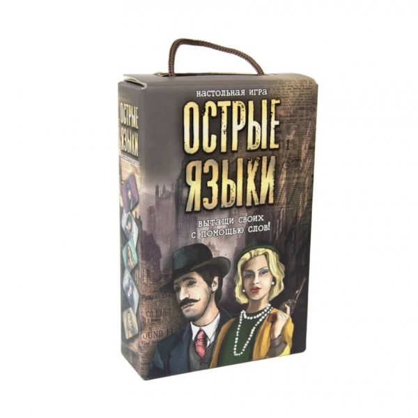 Настільна гра Strateg «Гострі язики», розважальна, російською мовою (30950)