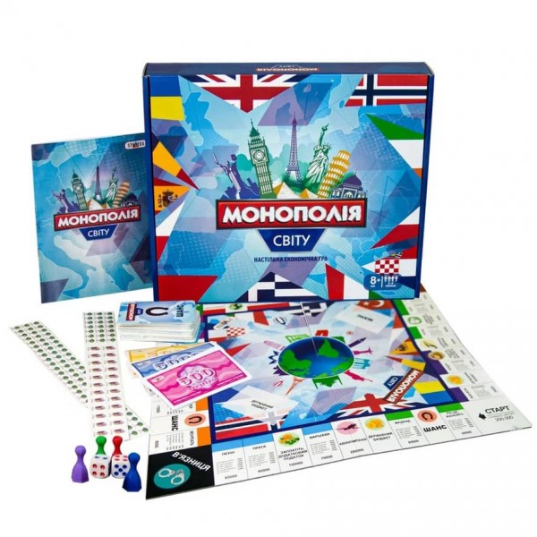 Настільна гра Strateg «Монополія. Економіка світова»