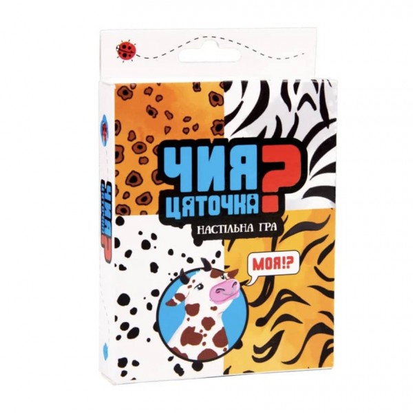 Настільна Гра Strateg «Чия цяточка?». Pозважальна пізнавальна карткова гра українською мовою (30231)
