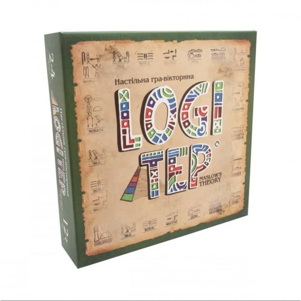 Настільна гра Strateg «Logi tep». Розважальна гра українською мовою (30269)