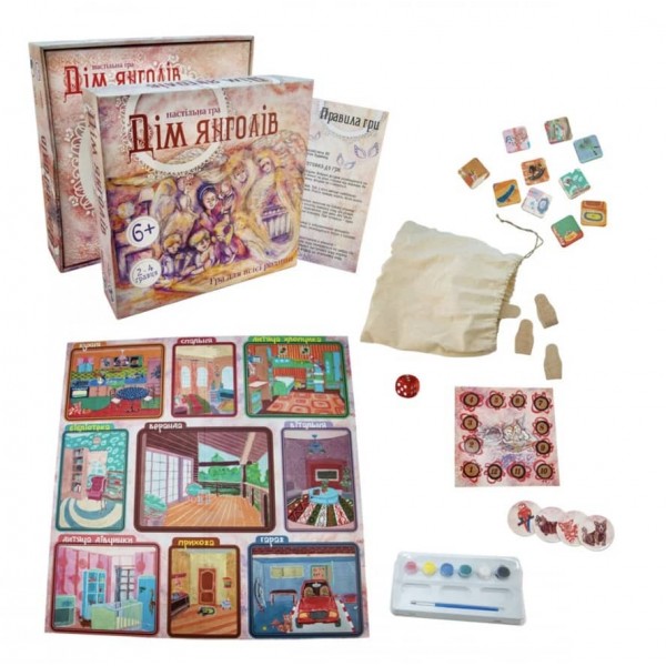 Настільна гра Strateg «Будинок янголів» українською мовою (30101)