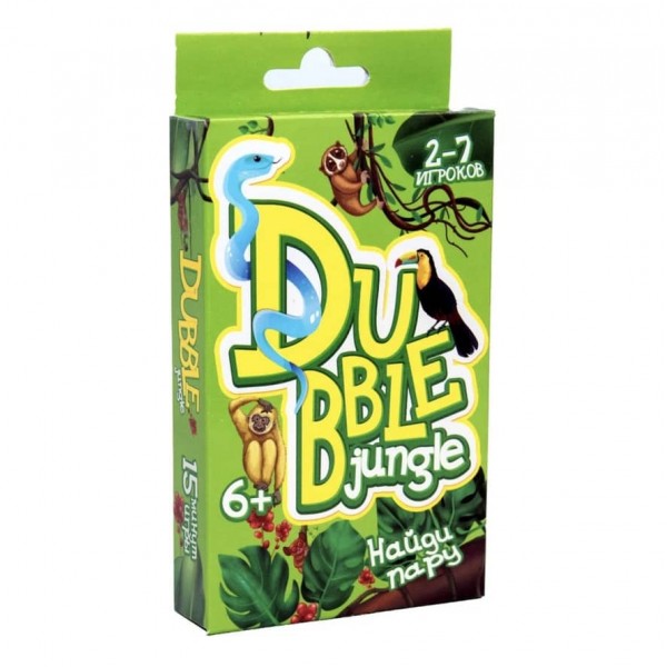 Настільна гра Strateg «Dubble jungle» російською мовою 30345