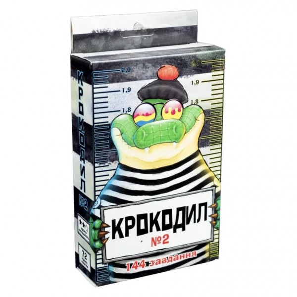 Настільна гра Strateg «Крокодил №2» на украинском языке (30725)