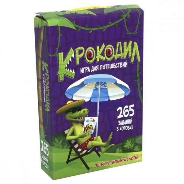 Настільна гра Strateg «Крокодил» російською мовою (30566)