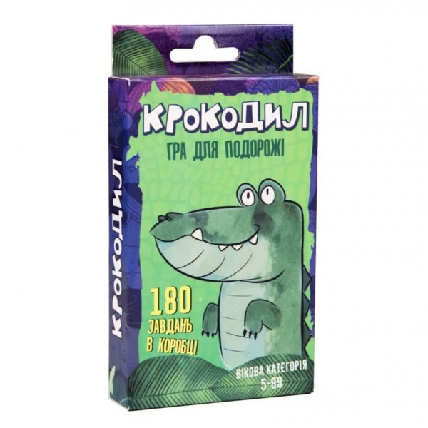 Настільна гра Strateg «Крокодил» українською мовою (30557)