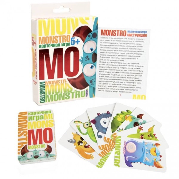 Настільна гра Strateg «Monstro» російською мовою (32067)
