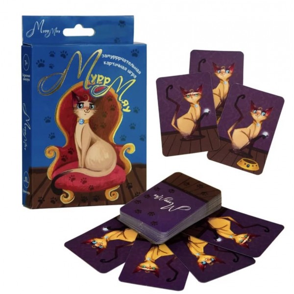 Карткова гра Strateg «Мурр Мяу» російською мовою (30905)