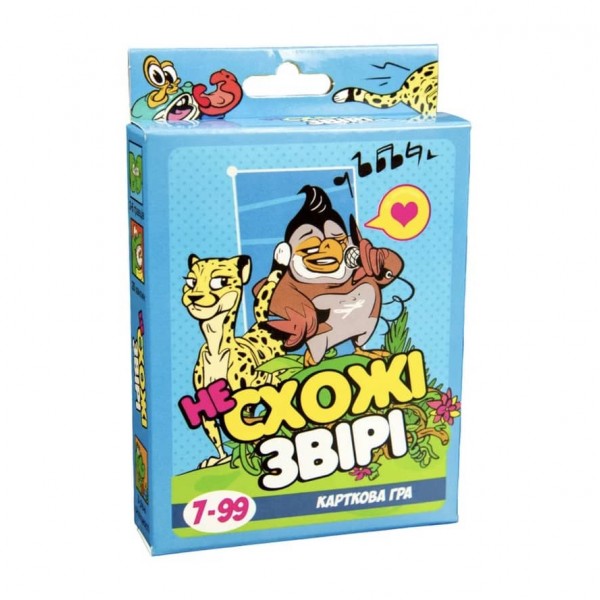 Настільна гра Strateg «Несхожі звірі» українською мовою (30223)
