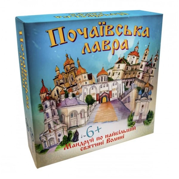Настільна гра Strateg «Почаївська лавра» українською мовою (30102)