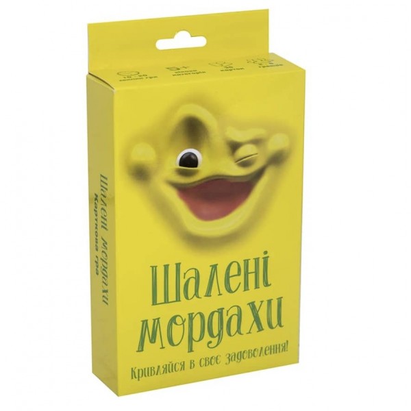Настільна гра Strateg «Шаленi мордахи» українською мовою (30857)