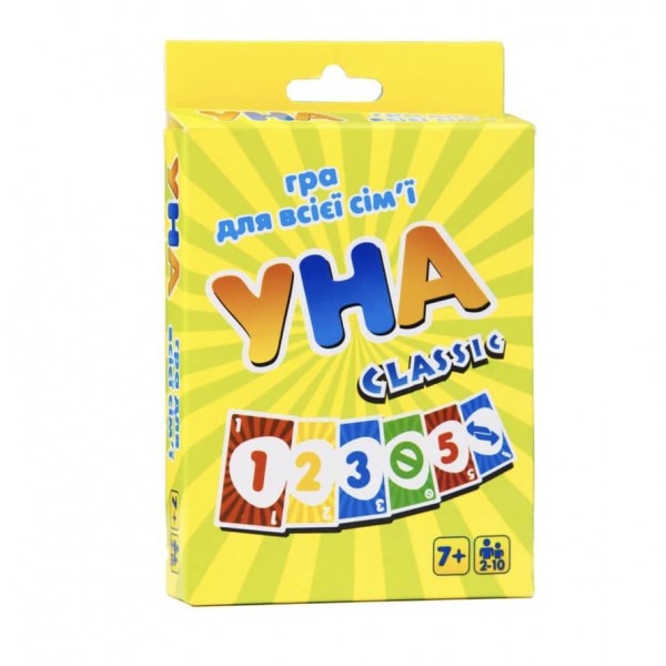 Настільна гра Strateg «УНА classic», карткова, розважальна, українською мовою 7015