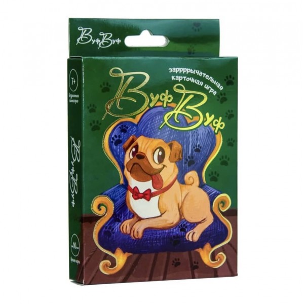 Карткова гра Strateg «Вуф Вуф» російською мовою (30906)