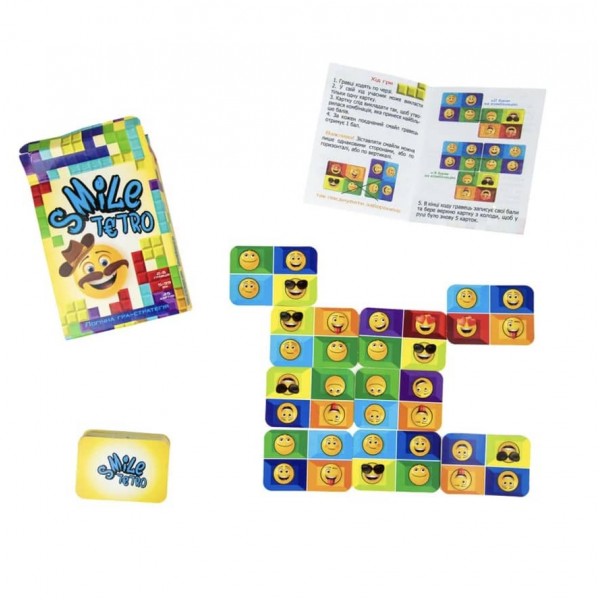 Настільна гра Strateg «Smile tetro», стратегія українською (30280)