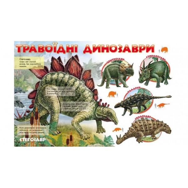 Моя перша книга Про динозаврів. Цікава енциклопедія