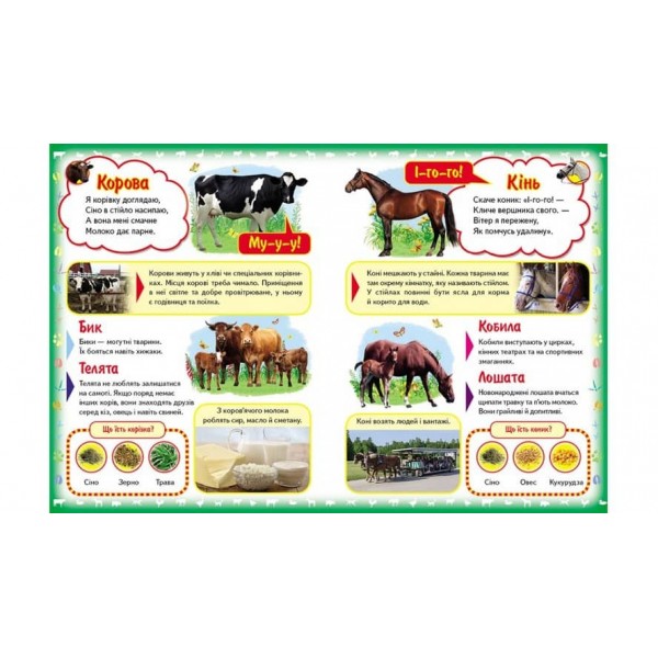 Моя перша книга. Про свійських тварин