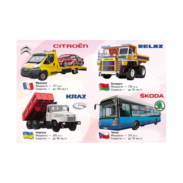 Автомобілі світу. Школа малюка