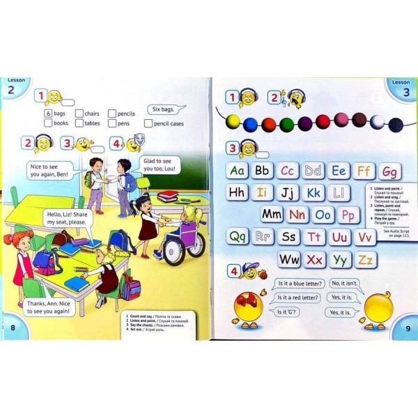 Підручник для 2 класу «English with Smiling Sam 2» (з аудіосупроводом та мультимедійною інтерактивною програмою)