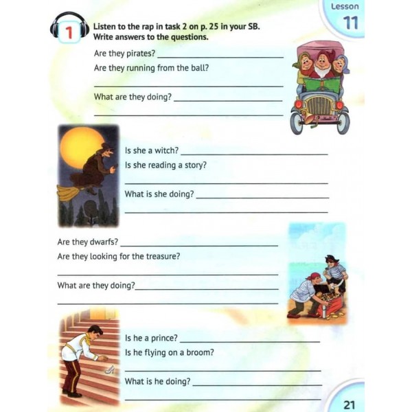 Англійська з усміхненим Семом. Робочий зошит для 4 класу закладів загальної середньої освіти. English with Smiling Sam