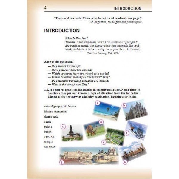 Англійська мова для туризму. Навчальний посібник з курсу «Гіди-перекладачі» + аудіододаток