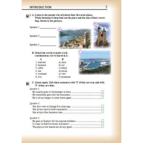 Англійська мова для туризму. Навчальний посібник з курсу «Гіди-перекладачі» + аудіододаток