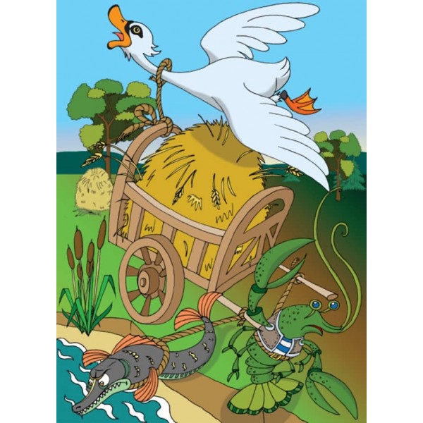 Шкільна бібліотека. Коник-стрибунець. Байки. Вірші. Загадки (українською мовою)