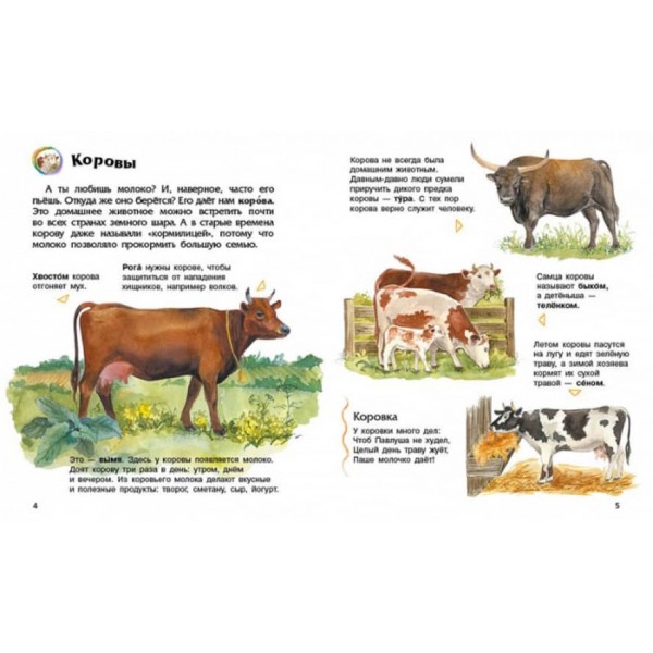 Свійські тварини. Енциклопедія дошкільника (російською мовою)