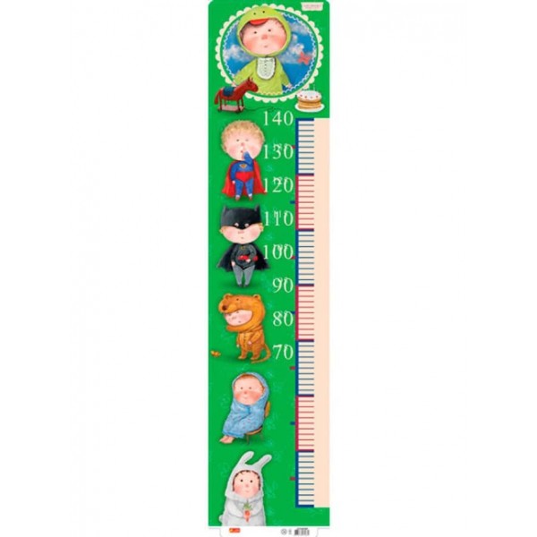 Ростомер для мальчика (зеленый) (російською мовою)