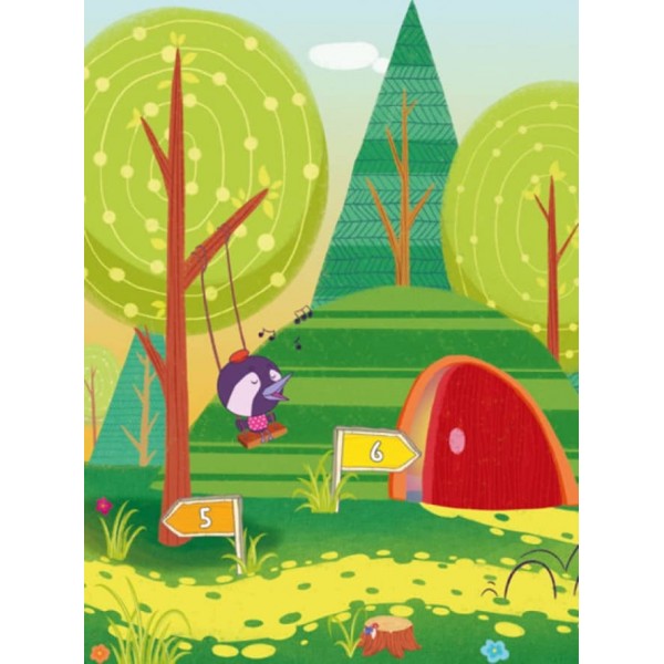 Зайченя шукає маму. Інтерактивна книжка (українською мовою)