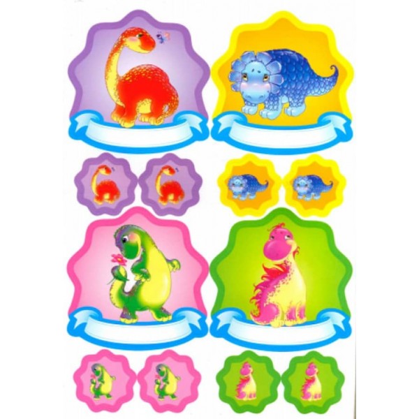 Малюнки-самоклейки. Зелена (32 наклейки) (українською мовою)