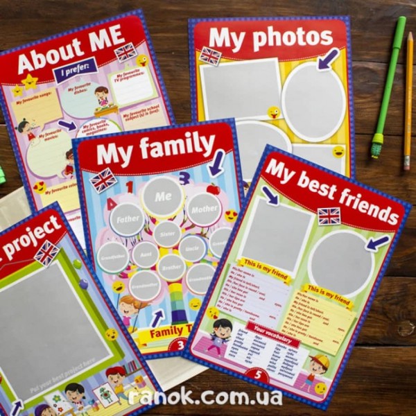 НУШ. Портфоліо школяра англійською. 2 клас