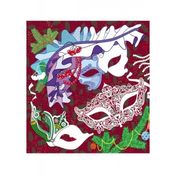 Улюблені розмальовки Діда Мороза. Новорічна карусель (українською мовою)