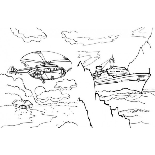 Велика книга розмальовок. Транспорт (українською мовою)