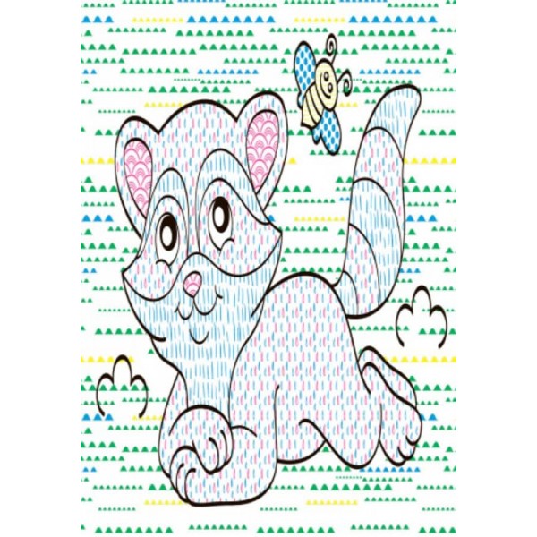 Водна розмальовка. Дикі тварини (українською мовою)