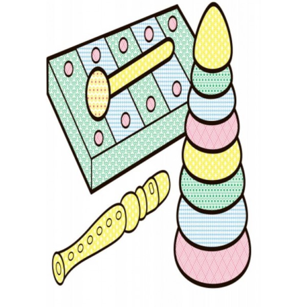 Водна розмальовка. Іграшки (українською мовою)