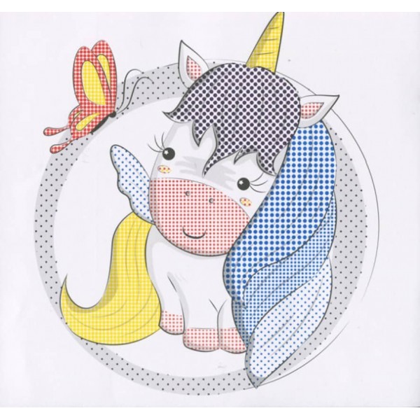 Водяні розмальовки. Єдиноріг (українською мовою)