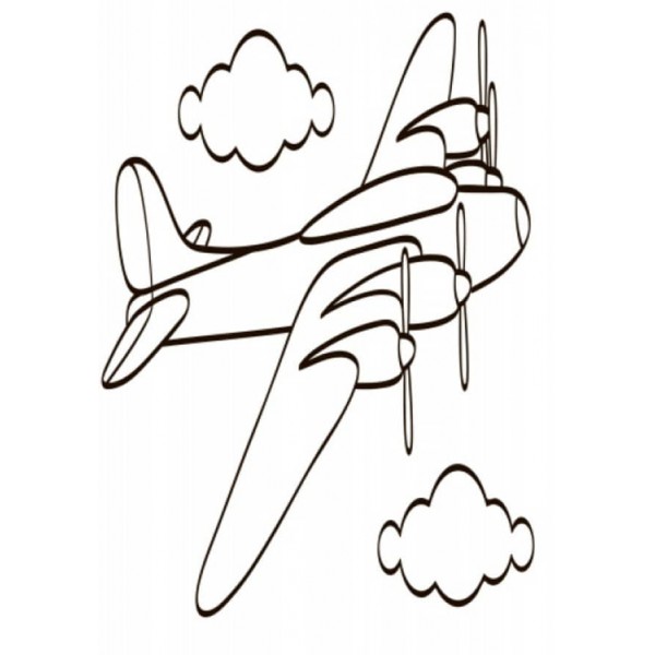 Водна розмальовка. Літаки, космос (українською мовою)