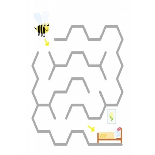 Багаторазові лабіринти. Їжачок (українською мовою)