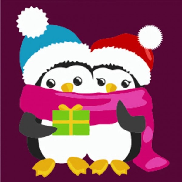 Картина за номерами Strateg ПРЕМІУМ Мишка розміром 30х30 см, ES222