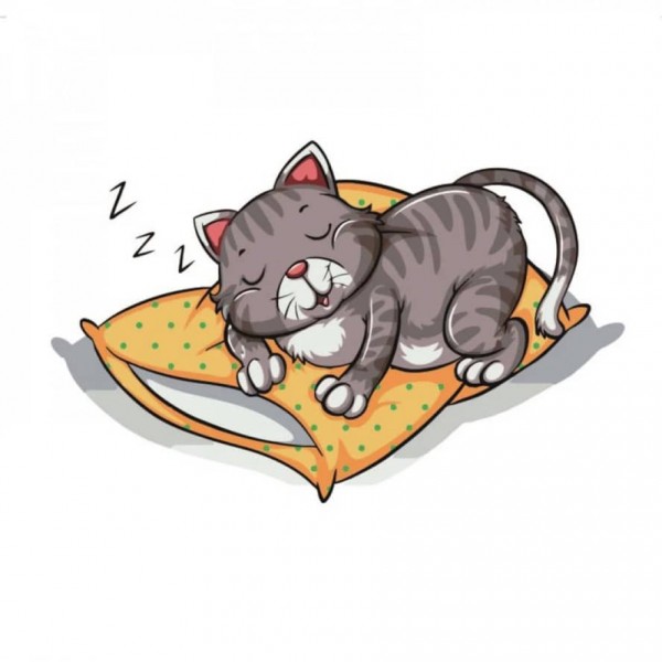 Картина за номерами Strateg ПРЕМІУМ Солодких снів з лаком розміром 30х30см, ES012