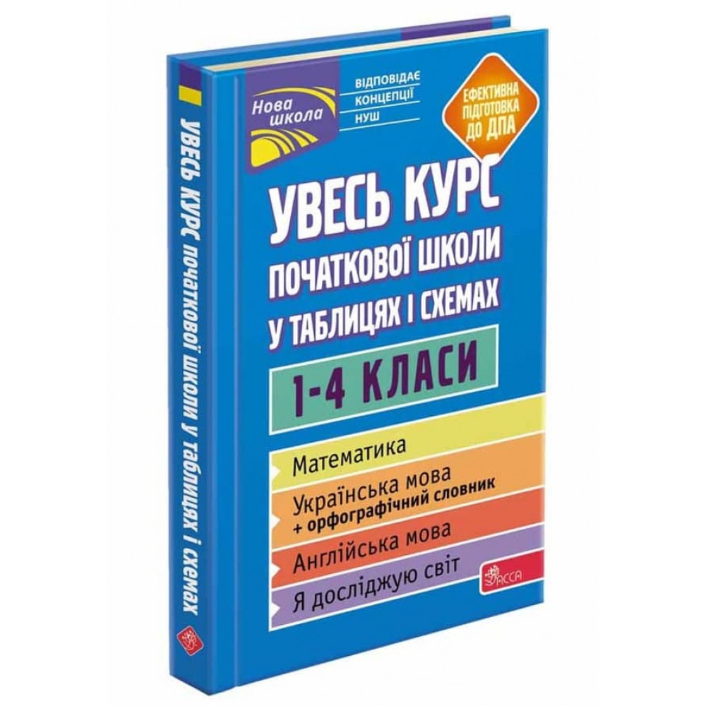 Увесь курс початкової школи у таблицях i схемах