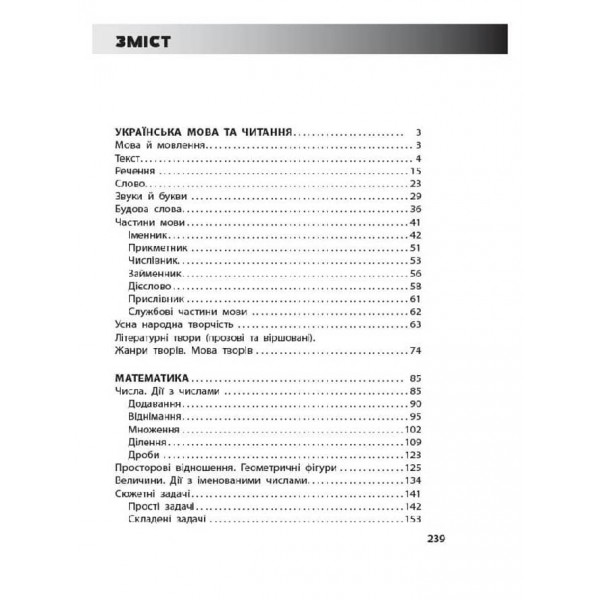 Довідник учня Нової української школи. 1-4 класи